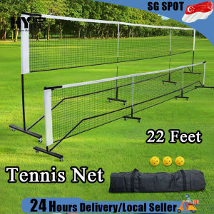 [😀SG Ready Stock]Portable Pickleball Net 22ft American tennis game net outdoor sports with bag