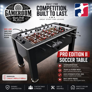 5FT Tournament Foosball Soccer Table | Professional Football Game Table | Mahogany Playfield | Home Office Game Room | Ready Stock Singapore