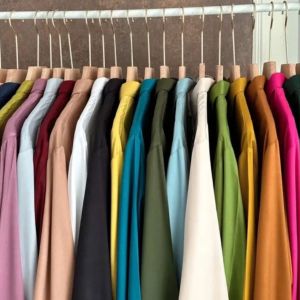 Baju Atasan Kemeja Wanita Polos Formal Rayon Twill Jumbo By Zubi Fashion Size M L XL XXL 3XL 4XL