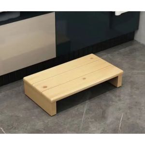 【LDIES】[Solid Wood Ottoman]Step stool Office Footstool Wooden Footstool Step Step Bench Elevated Balcony Footstool ottoman bench storage