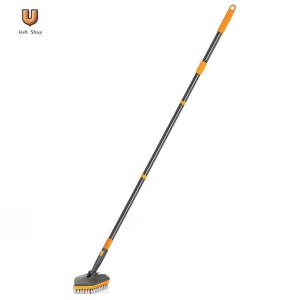 Ground Seam Brush with Long Handle Floor Scrubbing Brush Detachable for Home Kitchen Bathroom Garage Decking Patio [Ueb Shop]