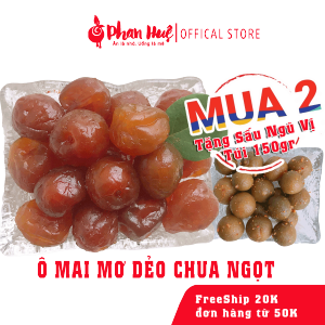 Mơ Dẻo Chua Ngọt Phan Huệ Đặc Biệt (500gr). Mơ Miền Bắc Chọn Lọc. Ăn Là Nhớ. Đặc Sản Hà Nội
