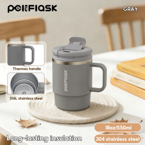 Pelise 350ml/500ml Stainless Steel Coffee Mug With Leakproof Lid Vacuum Insulation Cup