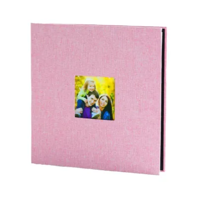 XYAX Linen Cover Self Adhesive Photo Album Large Capacity 20 Sheets DIY Photo Book Travel Memories Square Scrapbook Photo Storage