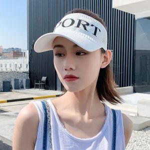 (MG) Outdoor Hat Anti-Ultraviolet Empty Top Summer Sweat Absorbent Quick Drying Breathable Sports Hat Running Cycling