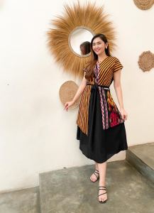 Dress Batik Wanita Milenial 2024: Dress Wanita Modern Terbaru Dengan Bahan Katun Toyobo Halus