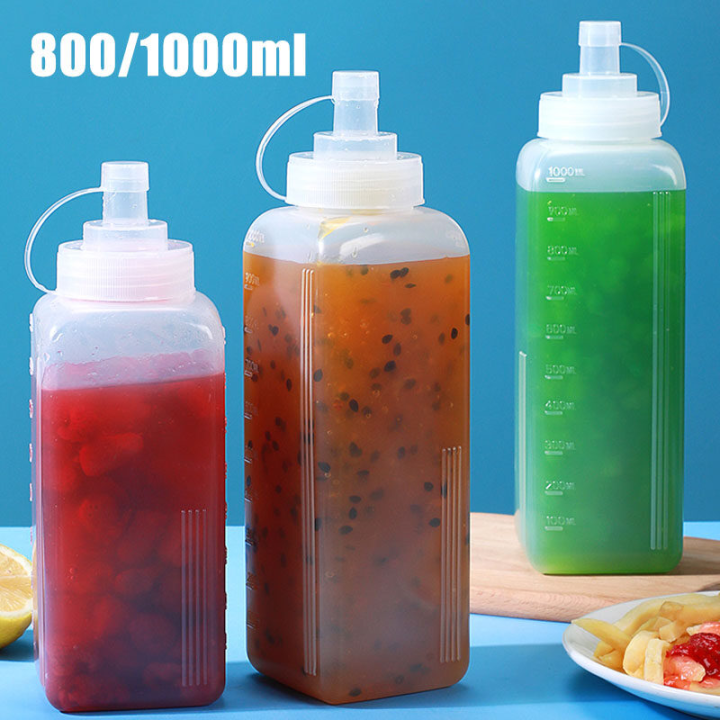 Flexible Texture Squeeze Bottle for Tomato Sauce and Dressing 800 1000ML