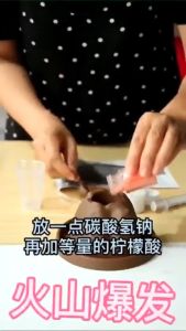 Volcano And Snow Eruption Kit Kid DIY Building Erupting Volcano Model Experiment Toy Science Toys