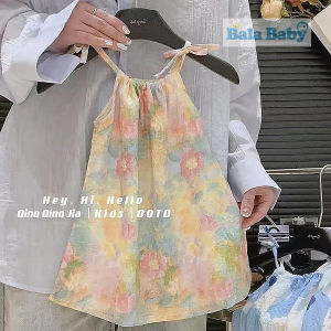 ชุดกระโปรงเด็ก เดรสสายเดี่ยวเด็กผู้หญิง ชุดแฟชั่น น่ารักๆ
