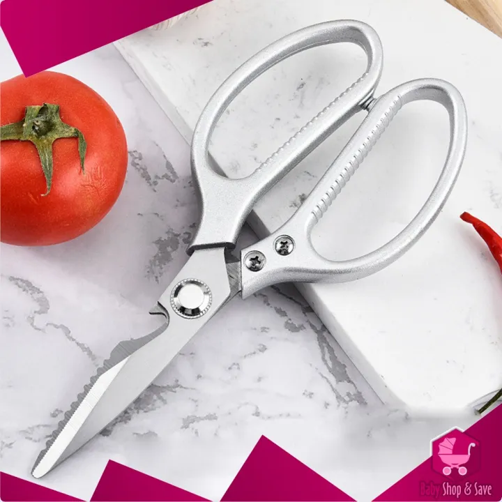 BabyShop-C976%20Gunting%20Dapur%20Serbaguna%20Stainless%20Tahan%20Karat%20/%20Gunting%20Ayam%20Ikan%20Daging%20Sayuran%20-%20Image%205