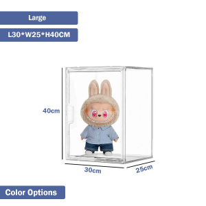 SimHome Full Transparent Display Storage Box Kotak Simpan Barang Wall-Mounted Transparent Toy Blind Box Organizer Stackable Collection Box for Figure 手办展示盒