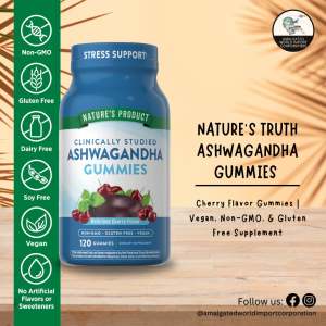 NATURES TRUTH ASHWAGANDA GUMMIES CHERRY FLAVOR