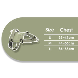 HIDREAM Adjustable Dog Harness Anti-Pull Strong Pet Chest Strap Reflective Easy Control For Medium Large Dogs Outdoor Walking