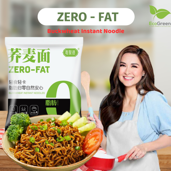 JAKU Zero Fat Buckwheat Instant Noodle Low Carb NonFried No Fat Noodle