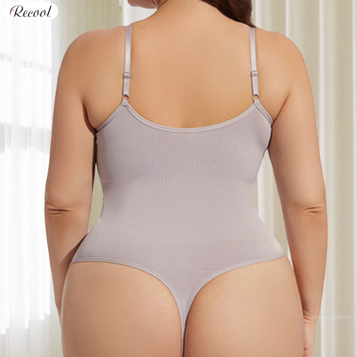 Recool Women's Shapewear Bodysuit Plus Size Bodysuit Tank Tops Body