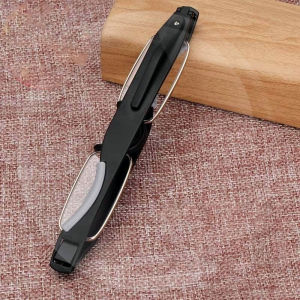 แว่นอ่านหนังสือคริสตัลสูงคริสตัล ผู้หญิงผู้ชายแว่นตาอ่านหนังสือความละเอียดสูงแบบพับได้และหมุนได้