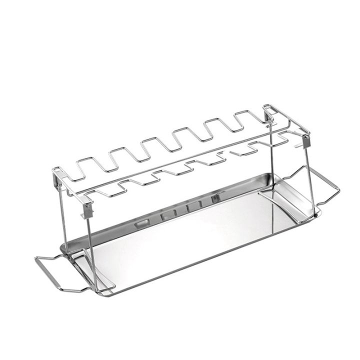 (BIGY) Chicken Leg Wing Grill Rack Folding Barbecue Rack Oven Roaster ...