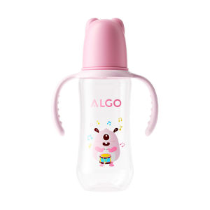 JUNCHUANG ขวดนม 300ml หลอดดูดนม อัตโนมัติ ตรวจจับอุณหภูมิ สําหรับเด็กอายุ 1-3 ปี ขวดนมเด็ก