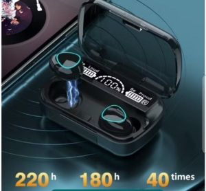 TWS Earphone 1200mAh & Powerbank caps
