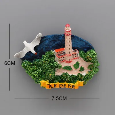 Lucerne lion Macao Italy Venice New Zealand 3D magnetic refrigerator sticker Souvenirs home decoration Budapest Hungary Cambodia
