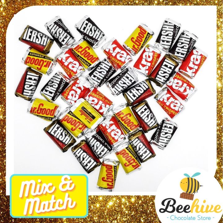 Hersheys Miniatures Milk Chocolate 1pc [Halal] [Mix & Match] Lazada