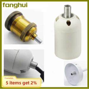 fanghui 10Pcs M10 Lamp Tooth Tube Metal Hollow Threaded Tube Screw Nut Lamp Cap Galvanized Chandelier Connect Rod Fixed Base