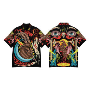 DGRAVE CREATIONS EXILE BUTTON DOWN POLO