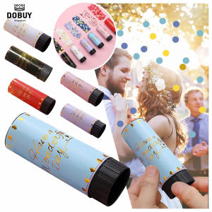 SG LOCAL STOCK Confetti Poppers Confetti Handheld Fireworks Festive Party Supplies Wedding Christmas New Year Birthday Celebration Spray