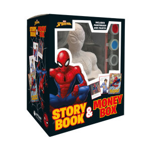 Disney Toy Story Buzz Lightyear Paint Your Own Money Box With Story Book & Paints For Kids