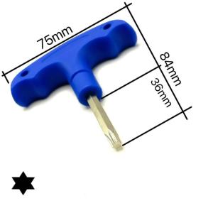 8.4x7.5cm Kunci Pas Bintang Golf T25 Driver Shaft Adapter Universal