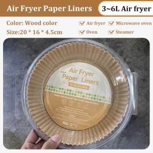 Air Fryer Paper Liners Baking Oil-Proof Nonstick For Fryer/Oven Round/Square