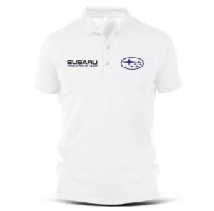 🔥PROMOSI HEBAT🔥 [SULAM] SUBARU MOTOR-SPORT EMBROIDERY LOGO 200GSM PREMIUM COTTON POLO SHIRT