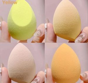 **HOT SELLING** 2025 NEW 4Pcs/Set Soft Makeup Sponge Blender Multi-color Foundation Sponges Powder Puff With Holder 4颗妆蛋 FREE收纳盒 + 粉扑托架