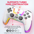 P07 Ergonomic Design Wireless Gaming RGB Controller For PS 3 , PS 4, Android/IOS Switch and PC. 