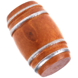 QUANSEN 1:12 Dollhouse Miniature Mini Wooden Beer Barrel House Decoration