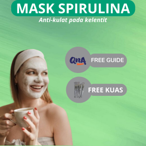 MASKER WAJAH SPIRULINA HQ MALAYSIA HALAL AMAN DAN MENJAGA JERAWAT DARI FLEK HITAM SELAMAT PAKE 1 BOTOL UNTUK 3 BULAN PENGGUNAAN