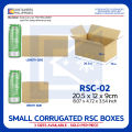 CONTAINERS.PH Brown Kraft Corrugated RSC Boxes Shipping Box Packaging Box RSC1 RSC2 RSC3 - Per Piece. 