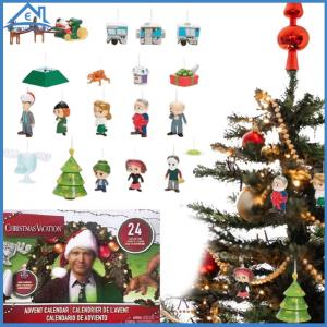 【New Arrival】 Christmas Gnome Advent Calendar 2024 Vintage Movie Style Holiday Countdown Calendar with Gnome Figurines for Christmas Decor