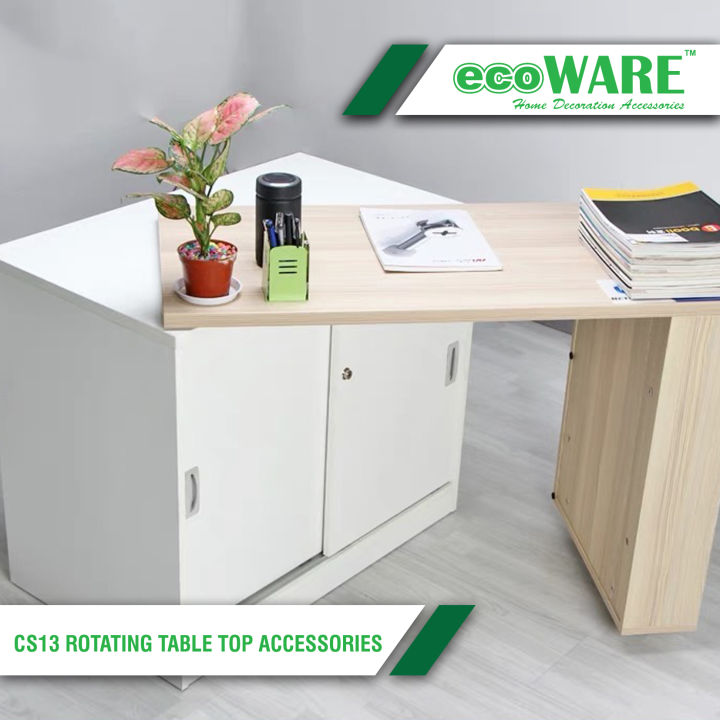 ecoWARE CS13 Rotating Table Top Accessories 90 Degree Rotating Office