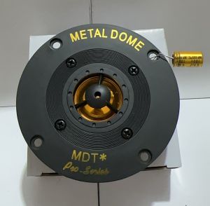 KONZERT KMDT-100 Metal Dome 100 watts Tweeter Speaker w/ Free Capacitor K-135/K-100 And Metal Dome Voice Coil