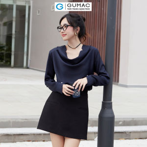Áo sơ mi nữ kiểu cổ đổ V thời trang GUMAC AE08027