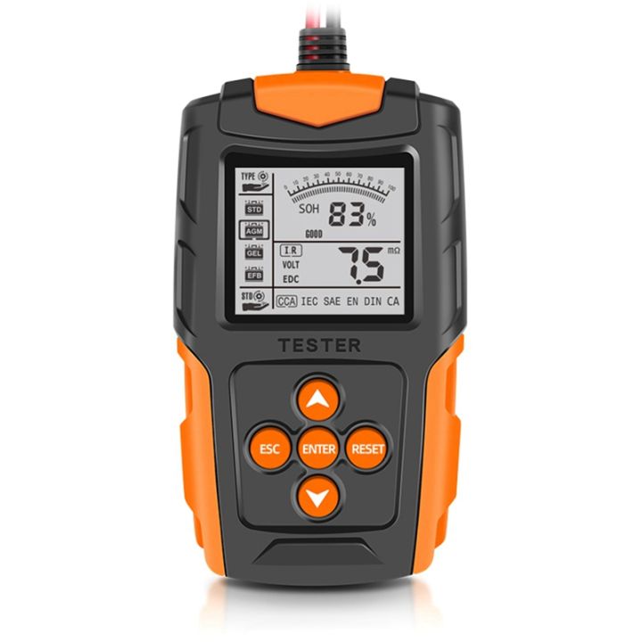 Professional Car Battery Tester 12V 24V Motorcycle Digital Battery