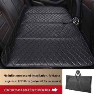 MECOME ทั่วไป ที่นอนเดินทางในรถยนต์ แบบพกพา ไม่สามารถพองลมได้ ที่นอนสำหรับการเดินทางในรถยนต์ ใหม่ หนาขึ้น หมอนรองนั่งรถยนต์ ที่นั่งหลังรถยนต์