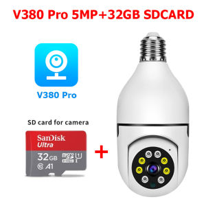 Kamera CCTV V380 Pro 1080P Pemantauan Jarak Jauh Nirkabel WiFi Terhubung ke Kamera Keamanan Cerdas