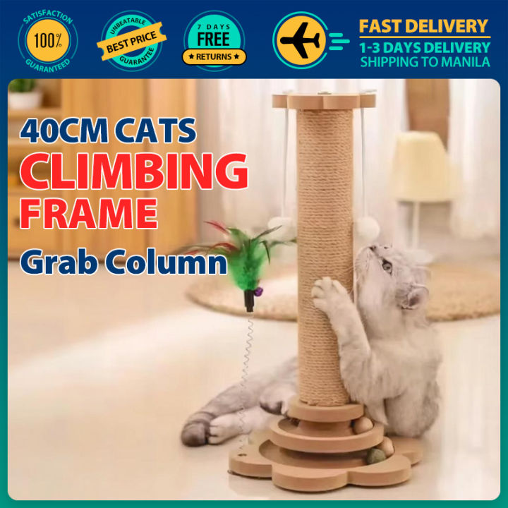 Pet Cat Scratcher Toy Relaxing Stand Cat tree Cat Scratching Post