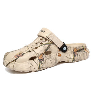 Free Shipping Summer MenS Large-Size Slip-On Breathable Beach Sandals Closed-Toe Perforated Casual Shoes MenS Casual Shoes