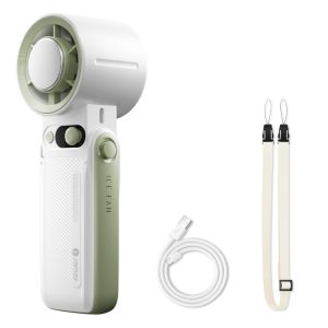 JY Portable Handheld fan Strong Wind 199 Gear Wind speed LED Digital Display Foldable Adjustable Turbo Cooling Fan