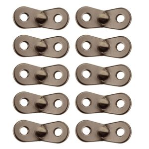 BLACKON 10pcs Phụ Kiện Cắm trại lều Lỗ kép Dụng cụ chốt Chốt khóa điều chỉnh Đinh khóa dây gió Khóa Khóa Khóa có thể điều chỉnh Dây chống trượt Nút chặn xương cá Dây căng lều Nút chặn đậu phộng dây gió Khóa dây Khóa dây lều