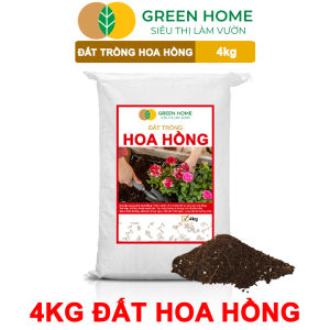 Đất Trồng Hoa Hồng Greenhome Sfarm Túi 4Kg Hữu Cơ Trộn Sẵn Tiện Lợi Đầy Đủ Dinh Dưỡng