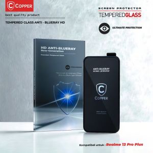 Tempered Glass Blueray Realme 13 Pro Plus- COPPER FULL GLUE